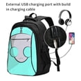 thumbnail image 2 of Invader Zim Planet Backpack Schoolbag Large Capacity Daypack Bookbag Satchel Notebook Laptop Backpack Travel Bag USB Rucksack, 2 of 7