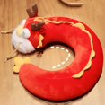 thumbnail image 6 of Chinese Dragon Plush U-Shaped Pillow Ergonomic Design for Fatigue Relief, Soft Stuffed Animal Doll Offering Head and Neck Support. Perfect for New Year, Christmas, and Birthday Gifts, 6 of 9