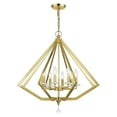 thumbnail image 4 of Livex Lighting Cranford Chandelier in Brushed Nickel, 4 of 9