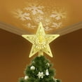 thumbnail image 1 of Snowflake Projector Light,100-240V LED Hollow Star Star Projector Light Christmas Projector Light Reliable and Durable, 1 of 6