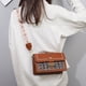 thumbnail image 5 of Bolsos cruzados para mujer Bolso de hombro Multi bolsillo PU lavado bolso y bolsos de cuero, 5 of 7