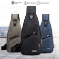 thumbnail image 4 of Guardurnaity Bolso de marca de moda para hombre, ligero, para viajes, antiarañazos, de gran capacidad, antisalpicaduras Bolsas de mensajero y de hombro negro, 4 of 6