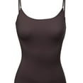 thumbnail image 3 of FashionOutfit Women's Solid Scoop Neck Cami W Adjustable Strap, 3 of 3