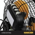 thumbnail image 4 of Master MAC-12F 120V 0.6 Amp High Velocity 12 in. Corded Direct Drive Floor Fan, 4 of 6