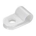 thumbnail image 1 of Teansic 200 Uds abrazaderas de Cable tipo R de nailon blanco 3/16 "" surtido de sujetadores de Clips de alambre de plástico para gestión de cables, 1 of 1