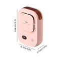 thumbnail image 4 of Ventilador Portátil Con Clip para La Cintura El Cuerpo Cuello Recargable Trabajos Acampada () Rosa, 4 of 8