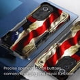 thumbnail image 2 of Cass Creations Case Compatible with Motorola Edge+ 2022 (EDGE PLUS 5G UW), Hybrid Shockproof Bumper Protective Phone Cover - American Flag, 2 of 5