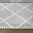 thumbnail image 6 of Ambesonne Geometric Place Mats Set of 4, Digital Diamond Form, Standard Size, White, 6 of 6