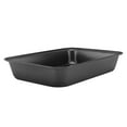 thumbnail image 4 of CIMAXIC 1Pc Baking Plate Bakeware BBQ Pan Practical Kitchen Food Container (Black),12.6"X8.66"X2.17", 4 of 5