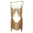 thumbnail image 1 of Traje de cadena de cuerpo Sunnimix con Flecos de Oro dorado, 1 of 8