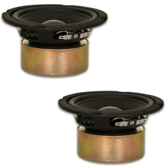 2 Goldwood Sound GW-5028/S Shielded 5.25" Woofers 130 Watt each 8ohm Replacement Speakers