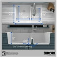 thumbnail image 2 of Karran Usa QT-811-CN Quartz Qt 33" Drop In Double Basin Quartz Composite Kitchen Sink -, 2 of 7