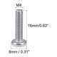 thumbnail image 3 of Tornillos de máquina M4x16mm Pan Phillips Cross Head Fasteners Bolts 20Pcs, 3 of 3