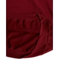 thumbnail image 5 of Hanes Mens ComfortBlend EcoSmart Pullover Hoodie Sweatshirt, 4XL, Cardinal, 5 of 5