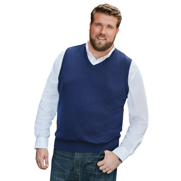 Mens big and tall sweater vest store