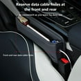 thumbnail image 6 of Isvgxsz Car Seat Gap Filler Organizer, Front Seat Gap Filler and Storage Box with Cup Holder for Car, Leather Pocket for Phone Key Card, Interior Automotive Console Side Gadget & Accessories, 6 of 10