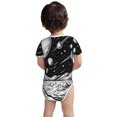 thumbnail image 3 of Yiaed Cosmic Landscape Celestial Art Print Infant Climbing Short Sleeve Onesie One-Piece Baby Bodysuit Clothes 0-12 Months -6 Months, 3 of 6