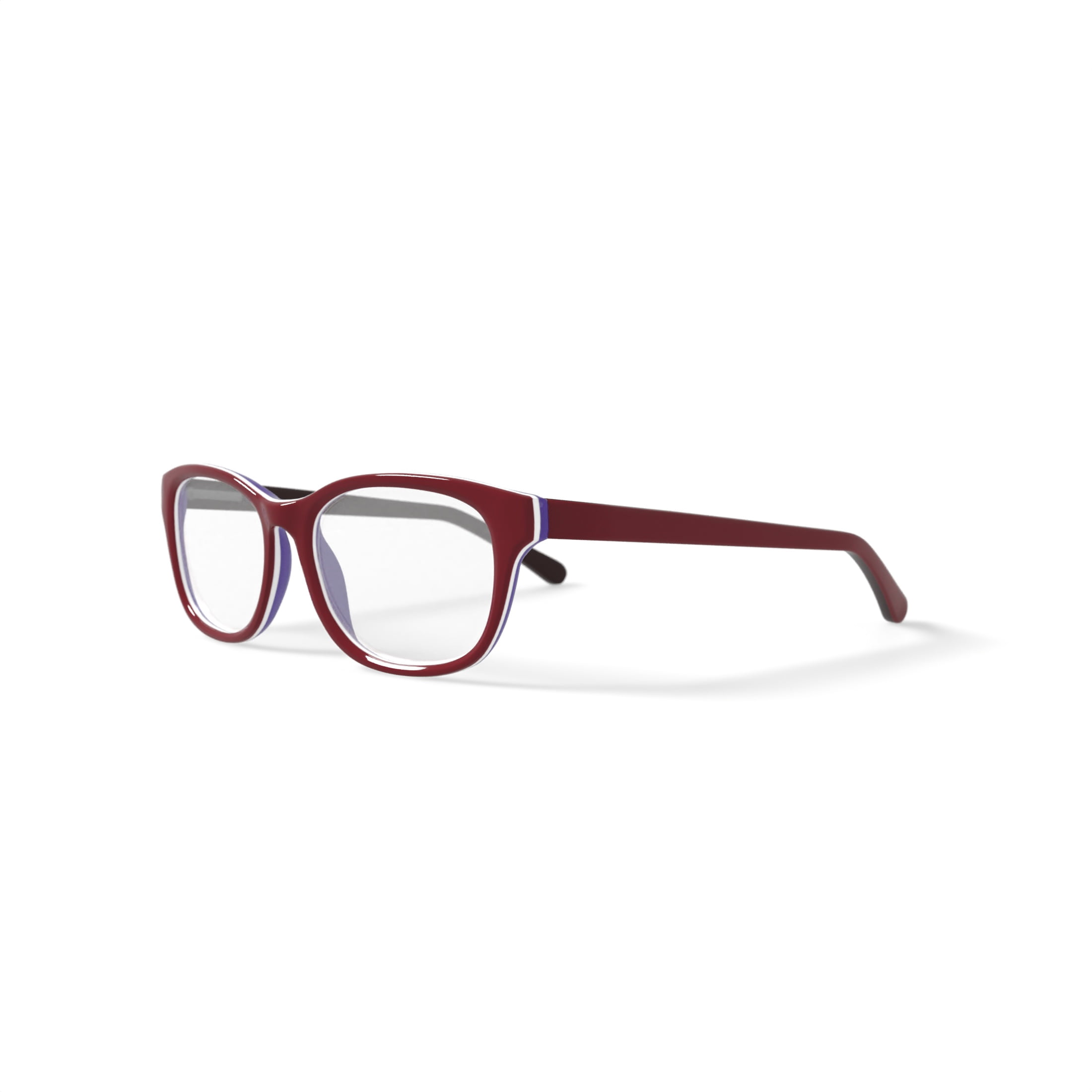 Walmart Youth FM17198 Square Prescription Eyeglasses with Case, Pink