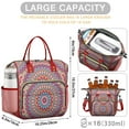 thumbnail image 2 of Zen Meditation Mandala Multi-Pocket Cooler Bag - Seamless Hot-Pressing Technology for Zero Leaks, 2 of 6