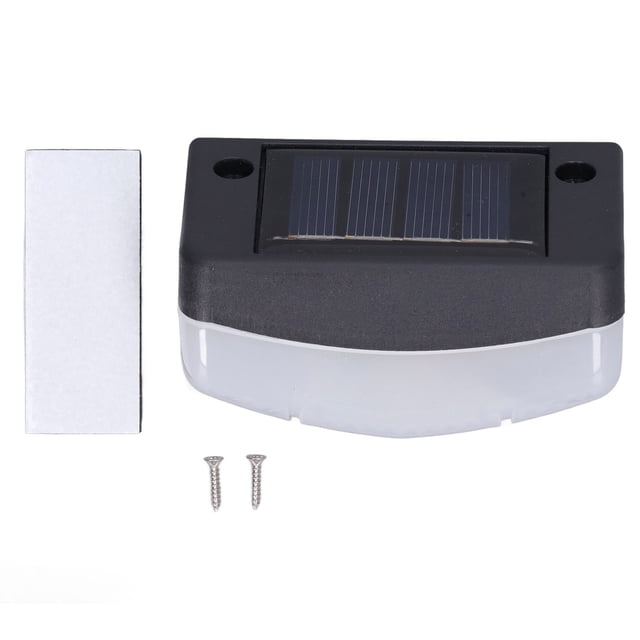 Luz de escalera LED, luz de escalera solar Lámparas de escalones de escaleras LED Luz de escalera solar compacta y liviana Jadeshay A
