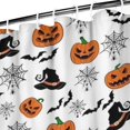 thumbnail image 3 of Classic Elements Halloween Pattern Shower Curtain 36"x72" ,Bathroom Decorative Shower Curtains Set with 12 Hooks,Modern Waterproof Washable Shower Curtain, 3 of 6
