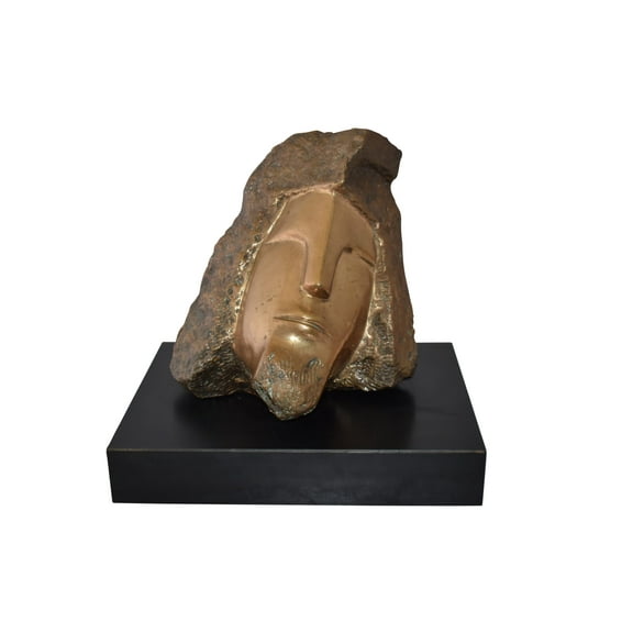 Original Marilyn Newman Bronze Statue Titled the Pharoah Size: 40" x 27" x 23"H