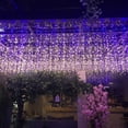 thumbnail image 4 of Halloween Decorations Clearance Sale  5x0.8m 216LED Icicle Light Extendable CurtainString Light Christmas Ligh, 4 of 6