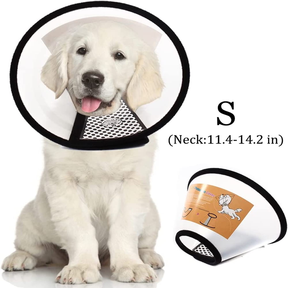 Dog Cone Alternative after Surgery Cat Cone Flexible Plastic Dog Cone