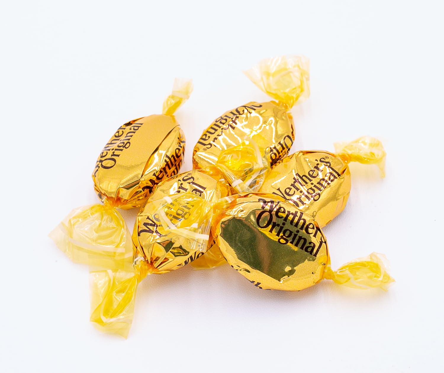 WERTHER'S ORIGINAL Hard Candy 2 lb – Bulk Bag, Classic Cream and Caramel Flavors, Individually Wrapped (166 Pieces)
