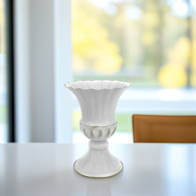 NUOLUX Florero Decorativo Metálico Ideal Para Almacenamiento Y