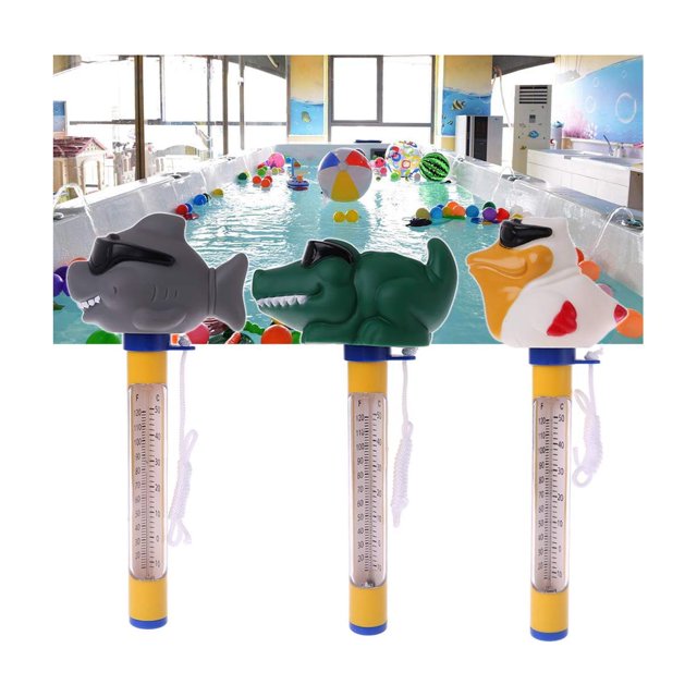 Termómetro flotante para animales Bighouse BH-1611BU para piscina
