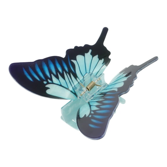 Unique Bargains 1 Pc Christmas Hair Clips Butterfly Hairdo Clip for Christmas 3.74"x3.54"x1.97" Navy Blue