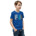 thumbnail image 2 of Surf Vibe Boys' T-Shirt – Cool Beach Shirt, Skater Graphic Tee, Summer Coastal Outfit (True Royal, S), 2 of 3