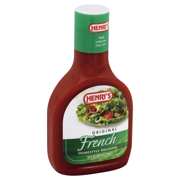 Henri's Original French Homestyle Dressing 16 Oz Plastic Bottle