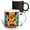 Multicolor, variant on 3drose, Funny Pig Face Portrait. Colorful Family-friendly Gift, Souvenir, 11oz Mug