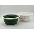 thumbnail image 3 of Collapsible Silicone DOG CAT Food Water Bowl 13.5 oz Travel Container HAPPY CAMPER, 3 of 4