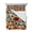 Multicolor, variant on Burnt Orange Green King Size Down Alternative Comforter, Lightweight Comforter Quilt Bedding Set with Pillow Shams Vintage Abstract Flowers All Seasons Bed Comforter Duvet Insert 96"x106"