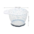 thumbnail image 2 of FESTFENDS Blue Plastic Hair Coloring Bowl Sturdy Material for Even Dye Application, 2 of 8