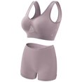thumbnail image 2 of Sports Bra Women's Fitness Running Yoga Vest Without Rims Large Size Breathable Sports Bra Set, 2 of 4