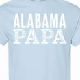 thumbnail image 4 of Inktastic Alabama Papa Distressed White Text T-Shirt, 4 of 5