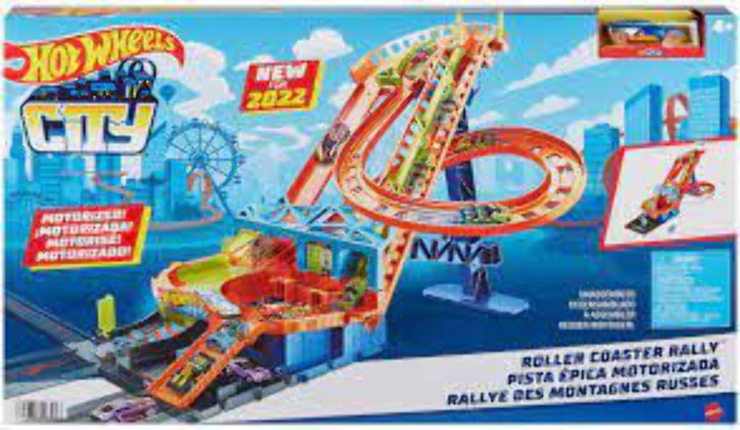 Hot Wheels City Roller Coaster Rally