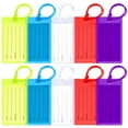 thumbnail image 1 of Etiquetas de equipaje Sodsay, bolsas de viaje de PVC, etiquetas de identificación, paquete de 10, 1 of 9