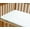 White, variant on Celine Linen 100 Thread Count 150 GSM White Solid Print Microfiber Fitted Bed Sheets, Crib