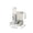 Gray, variant on WLAGOOD 2 in 1 Small Pet Feeder and Water Dispenser 6.7×5.1×4.3in Automatic Gravity Hamster Feeding Bowl Anti-Contamination Detachable for Hamsters Gerbils Mice