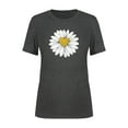 thumbnail image 6 of XCHQRTI Plus Size Daisy Women Tshirt Graphic Oversized Tees Short Sleeve Casual Tee, 6 of 11