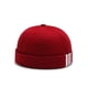 thumbnail image 1 of Sonducket Moda Skullcap 3 Rayas Imprimir Marinero Beanie Sombreros Estilo INS Cálidos Docker Caps Elegante Sombrero Sin Ala Para Sombreros Rojo Sonducket AP017857-04, 1 of 6