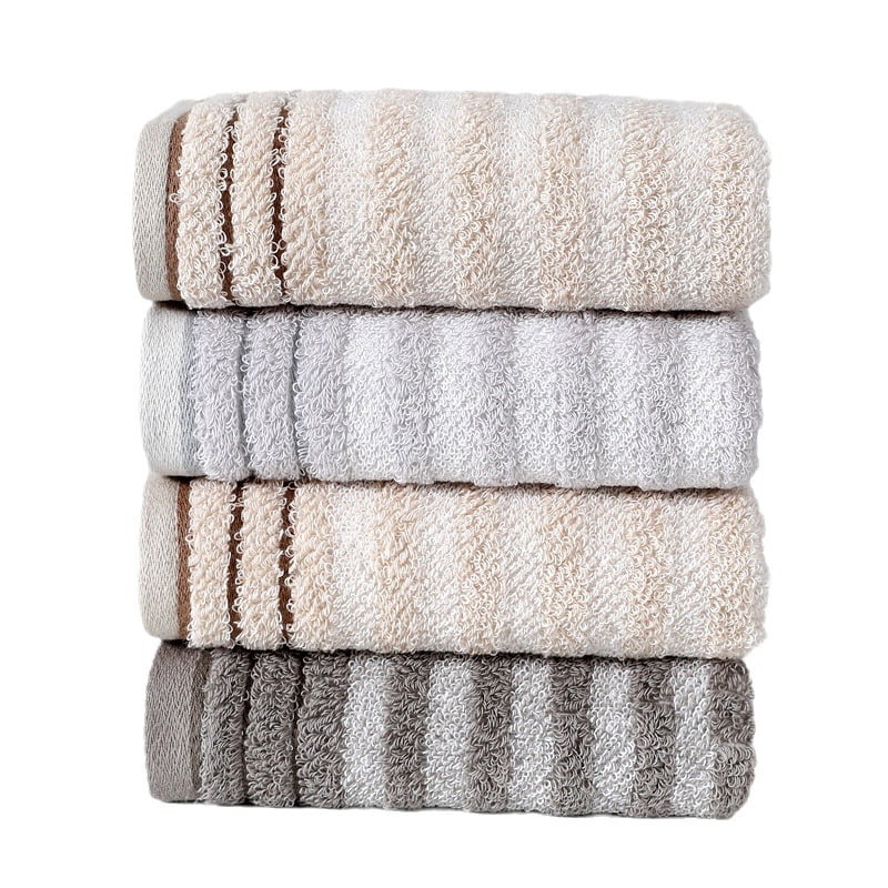 Zhuge 6-Pack Dark Gray Quick Dry Face Towels 34×72cm, Premium Cotton Soft Absorbent Washcloths, Reusable Bathroom Towels for Daily Shower & Facial Care