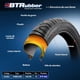thumbnail image 4 of Llanta Btrubber 140/90-15 Tubeless No Requiere Cámara, 4 of 4