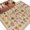 Brown, variant on Mushroom Plants Area Rugs 8'x10', Washable Small Throw Rugs for Living Room Patio, Vintage Farmhous Botanical Brown Indoor Outdoor Rug Non-Slip Low Pile Carpet Runner Reversible Floor Mats