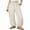 Khaki Stripe, variant on DOKOTOO Womens Drawstring Striped Pants Loose Elastic Waist Wide Leg Pants Trousers Casual Comfy Lounge Pants Trousers with Pockets
